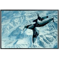 F-16 Fighting Falcon Wall Art – Military Air Force Jet Poster – Ideal Gift for Pilots and Aviation Enthusiasts – Unframed Fighter Plane Decoration