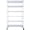 White 8, variant on Overhead Garage Storage Rack 3x8FT, 600 lb Capacity Adjustable Ceiling Drop-Down 22-40, White Steel for Garage Organization