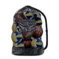 thumbnail image 1 of Extra Large Ball Net Multi-Purpose Sports Bag for 10-15 Balls with Drawstring and Shoulder Strap, 1 of 5