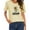 B-Yellow#1, variant on Sunflower Shirts for Women Graphic Short Sleeve Tshirts Casual Summer Tee