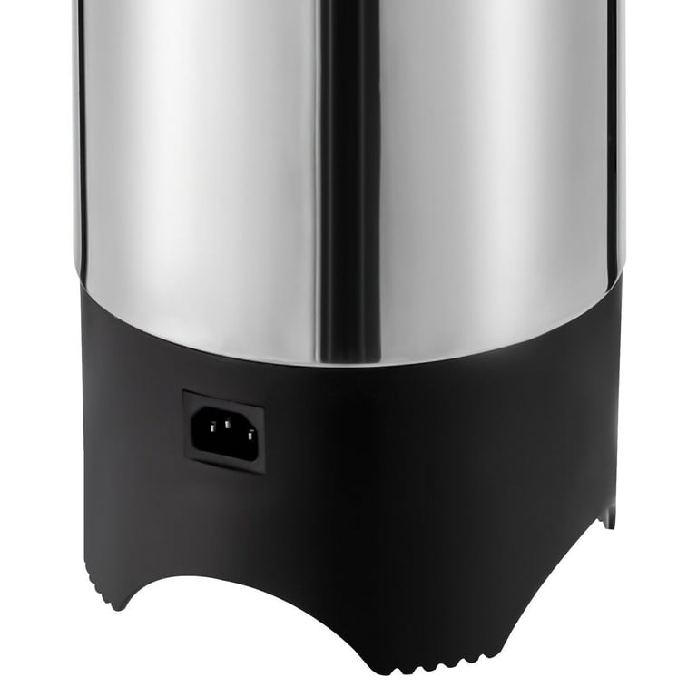 DENSET 1000W 110V Electric Coffee Urn 30 Cup (150 oz.) Hot Water Beverage  Stainless Steel Coffee Maker Pot 