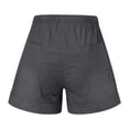 thumbnail image 6 of ZyeKqe Shorts for Women Drawstring Elastic Waist Casual Short Plus Size Summer Beach Shorts with Pockets, 6 of 6