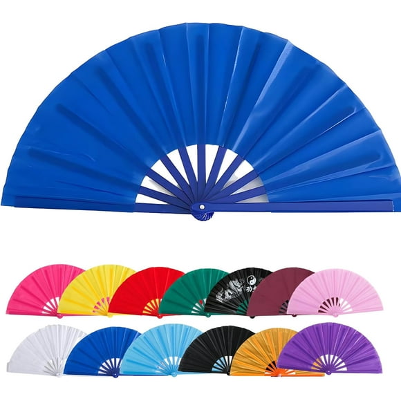 Tingzi Large Clacking Fans for Line Dancing, Clack Fans for Line Dancing, Snap, for Popping Fan, Foldable Line Dance