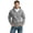 Athletic Heather, variant on Tall Essential Fleece Full Zip Hooded Sweatshirt-XLT (Charcoal)