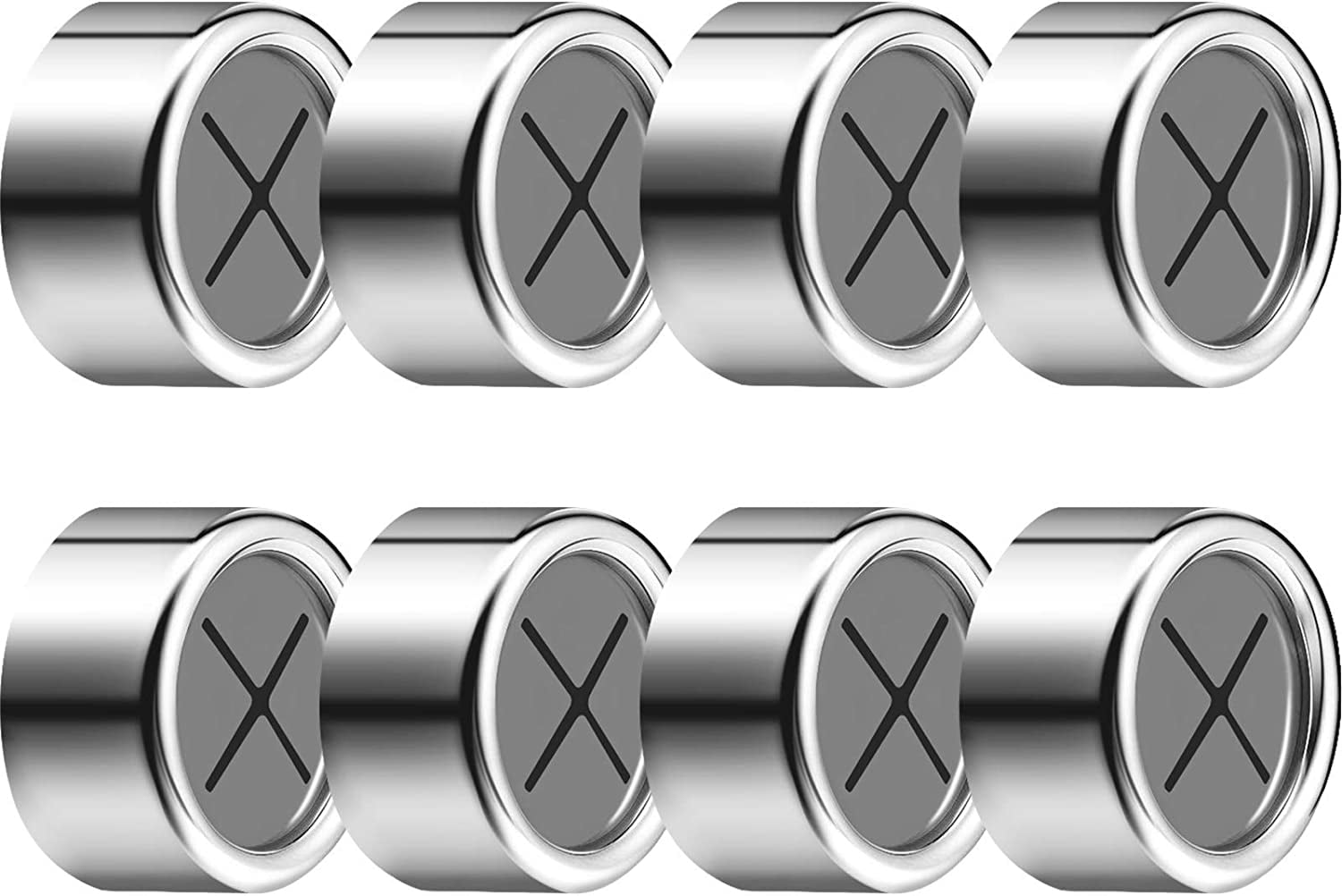 Round Adhesive Push Towel Hooks for Kitchen, Hand and Dish Towels, Grey