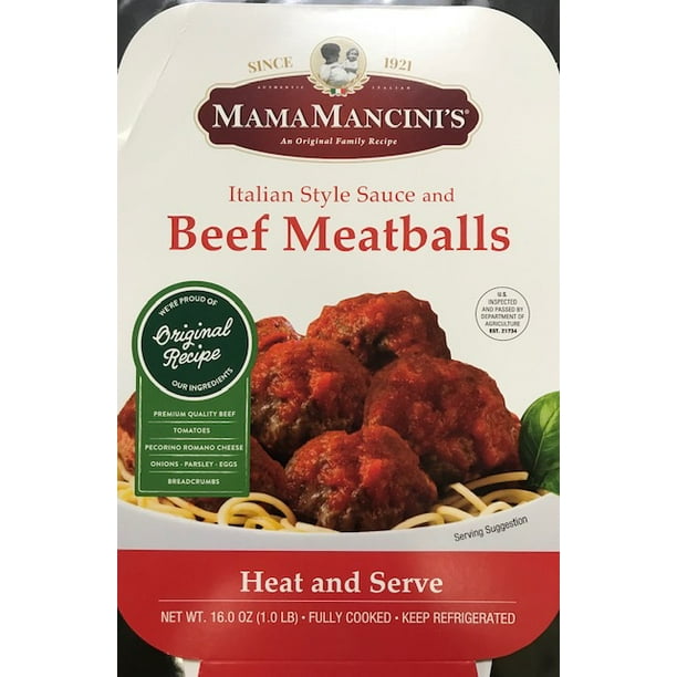 Mamamancinis Mama Mancini Beef Meatball In Sauce Walmart Com Mamamancinis Mama Mancini Beef Meatball In Sauce Walmart Com