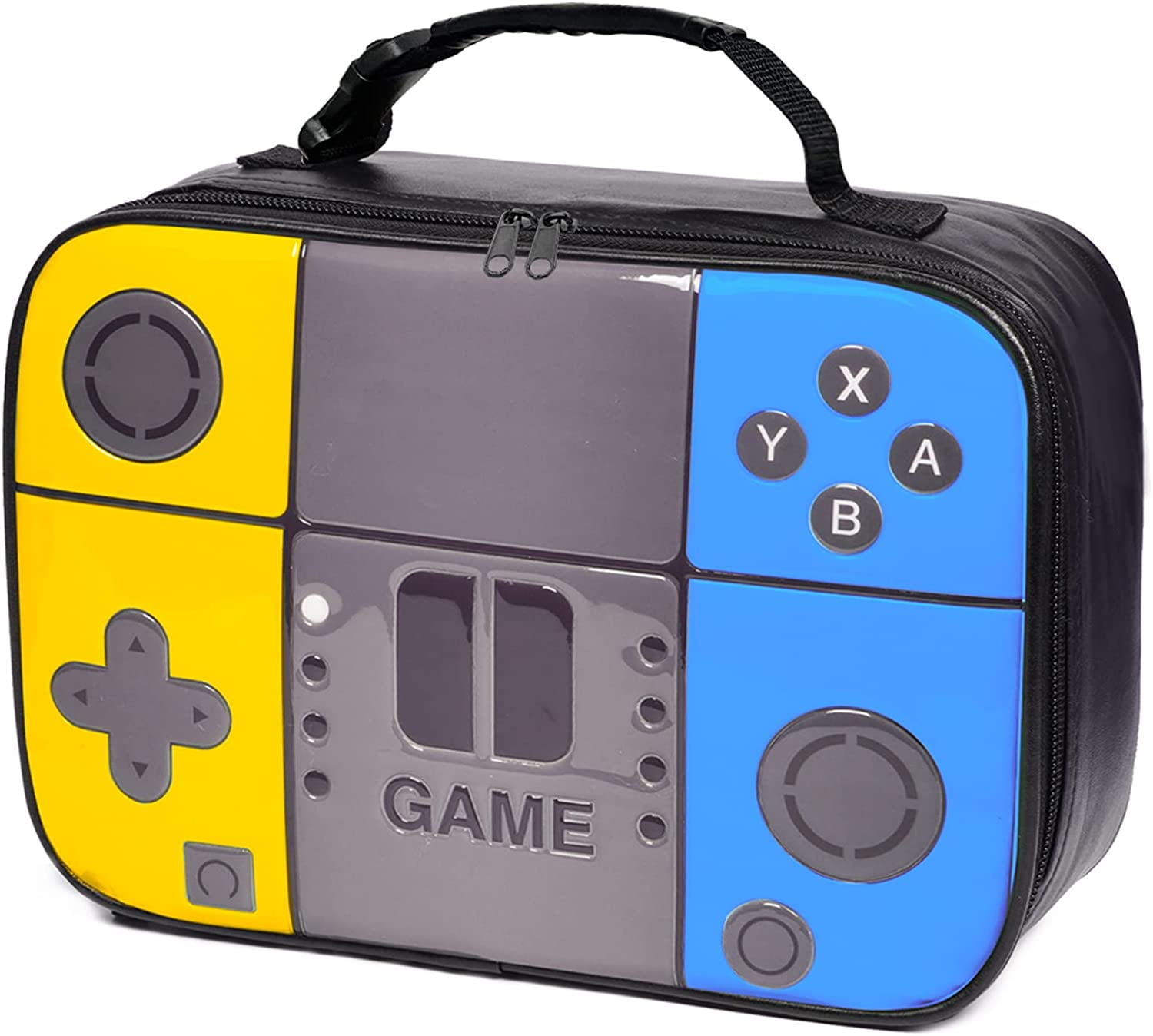 Boy Lunch Box Kids Lunch Bag Insulated Leather Gameboy Thermal Lunch