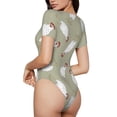 thumbnail image 2 of Balery Funny Chicken Body de cuello redondo de manga corta para mujer Tops de manga corta Tops básicos-XX-Large, 2 of 7