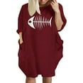 thumbnail image 1 of Womens Summer Dresses Pockets Tops Print Casual Plus Size Sundresses, 1 of 2