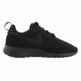thumbnail image 3 of nike womens roshe one running shoe black/black/dark grey 6, 3 of 4
