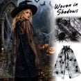 thumbnail image 5 of IAJDKMEK Women Halloween Costume Spider Web Cloak for Cosplay Party Role Play, 5 of 6