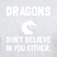 thumbnail image 3 of CafePress - Dragons Dont Believe T Shirt - Men's Classic Graphic T-Shirt, 3 of 4