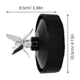 thumbnail image 2 of Minkissy Juicer Parts Accessories for Blender Bottom Extractor Black PP 1Set, 2 of 8