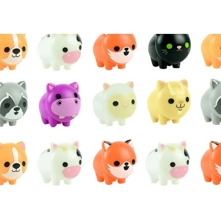 24 Cute Animal Figurines - Mini Toys - Easter Egg Filler ...