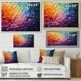 thumbnail image 4 of Designart "Harmonic Fusion Hardedge Art painting I" Modern Wall Art Living Room, 4 of 5