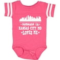 thumbnail image 3 of Inktastic Kansas City Missouri Loves Me Skyline Boys or Girls Baby Bodysuit, 3 of 5