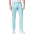 thumbnail image 2 of Calvin Klein - Pantalones de satén para hombre, ajustados, informales, azul, 32 W x 30 L Calvin Klein  Pantalones, 2 of 2