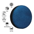 thumbnail image 4 of Naloa Deep Blue Glitter PVC Leather Spare Tire Wheel Cover Spare Tire Cover, for Car Truck SUV Camper Trailer Universal Fit(14-17in)-15 inch, 4 of 6