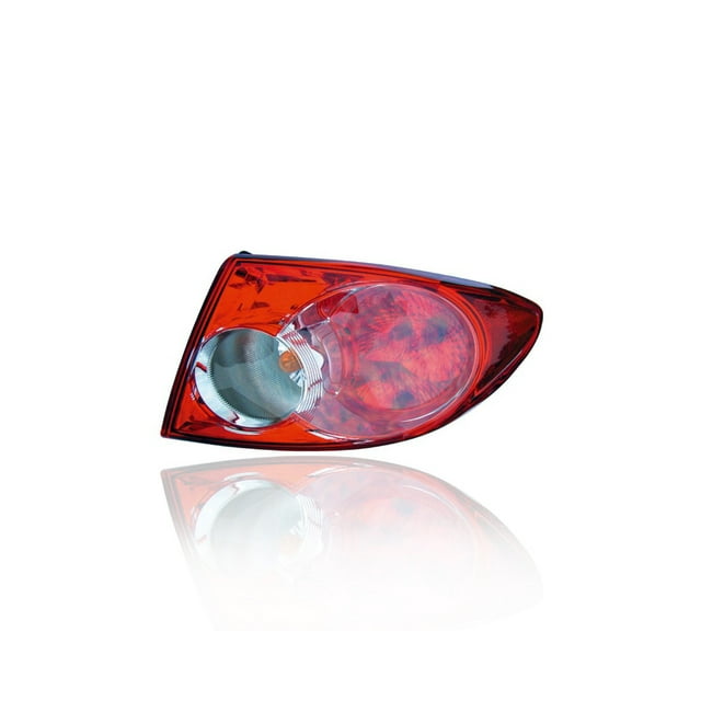 Tail Light Assembly - Compatible/Replacement for '03-05 Mazda Mazda6 Sedan/Hatchback - Halogen, On Body - Right Hand - Passenger - GK2A51150C