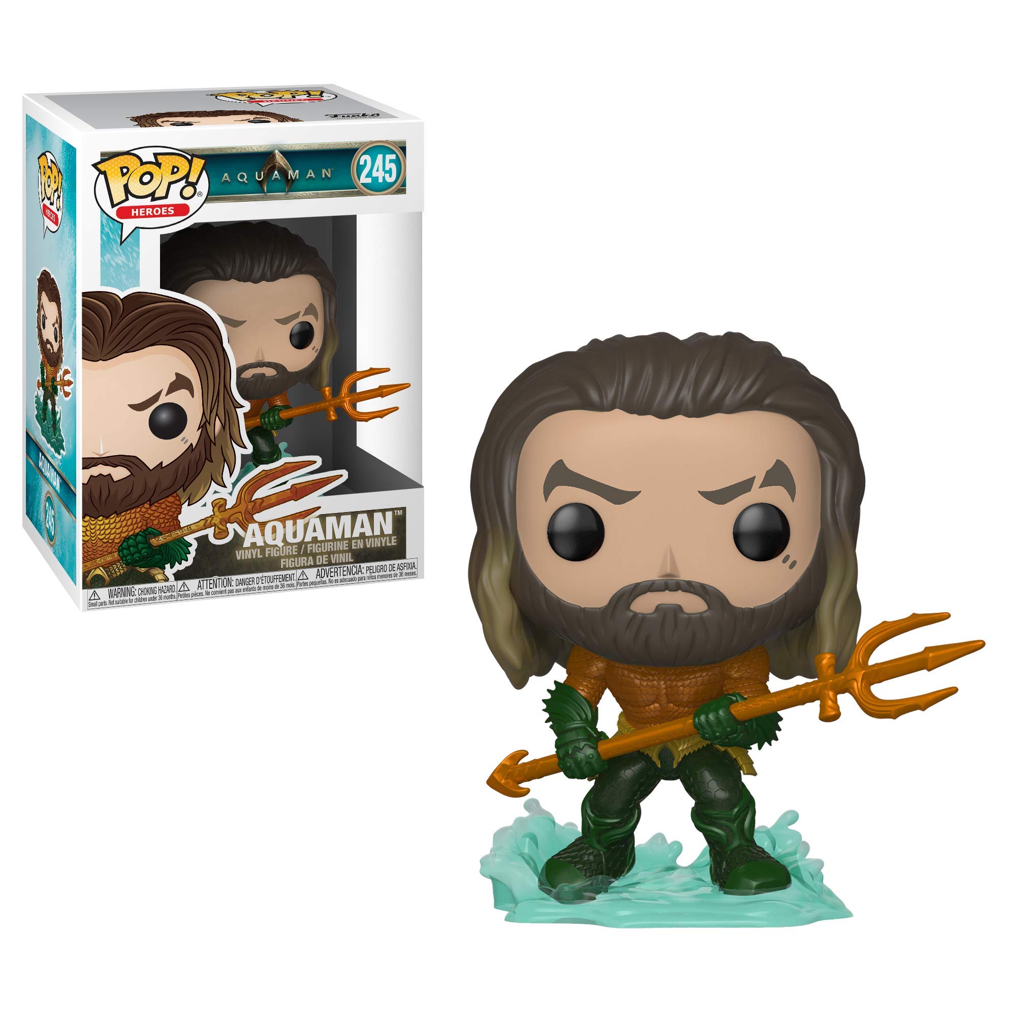 Funko POP Heroes: Aquaman - Arthur Curry Hero Suit Figure - Walmart.com