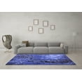 thumbnail image 3 of Ahgly Company Indoor Rectangle Oriental Blue Industrial Area Rugs, 7' x 9', 3 of 4