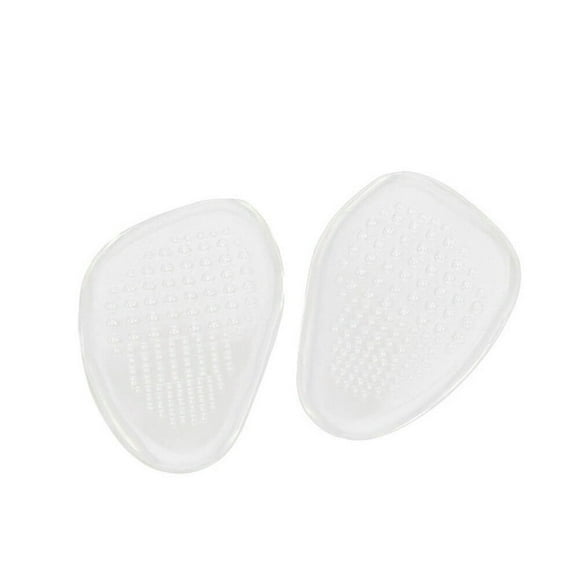 JUNWELL1 Paire de Coussinets de Massage en GEL pour avant-Pied, Semelles pour Chaussures, Coussinets Métatarsiens, Inserts pour Femmes, Soulagement de la Douleur au Pied (Transparent)