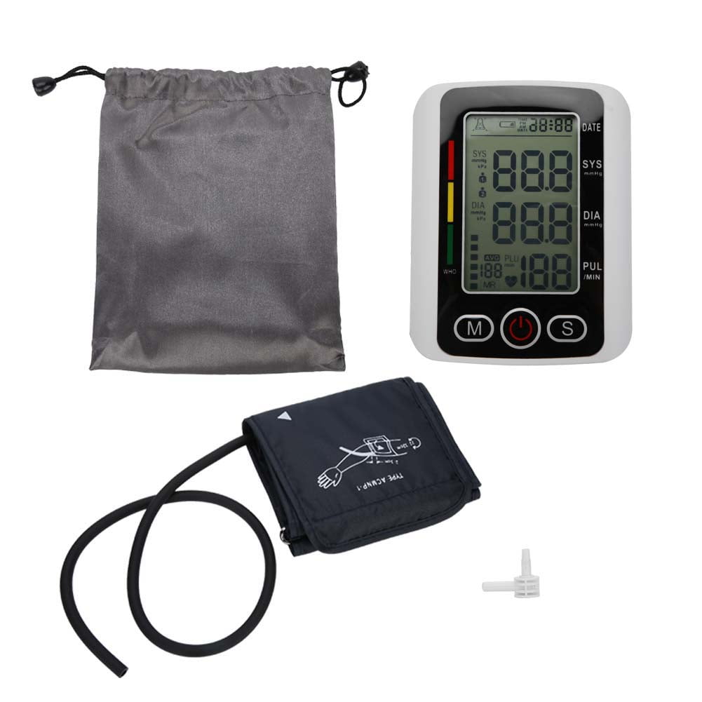 Electric Blood Pressure Monitor, Arm Sphygmomanometer Clearly Read For