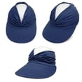 thumbnail image 3 of Sombrero para el sol Harhinhe para mujer, gorra con visera de ala ancha para playa, deportes, golf, senderismo, deportes al aire libre, gorra vacía, 3 of 5