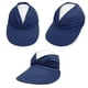 thumbnail image 3 of Sombrero para el sol Harhinhe para mujer, gorra con visera de ala ancha para playa, deportes, golf, senderismo, deportes al aire libre, gorra vacía, 3 of 5
