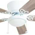 thumbnail image 3 of Prominence Home 52-Inch Benton Flush Mount White 5, 3 of 5
