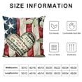 thumbnail image 5 of YINGXI  Throw Pillow Covers,4th of July Patriotic Independence Memorial Day Liberty Cushion Case for Sofa Couch 18x18in, 5 of 5