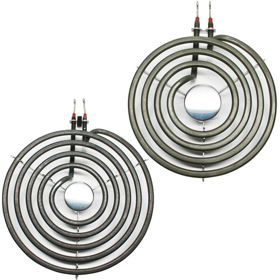 Replacement Estate TES325MQ1 8 inch 5 Turns & 6 inch 4 Turns Surface Burner Elements - Compatible Estate 9761345 & 660532 Heating Element for Range, Stove & Cooktop