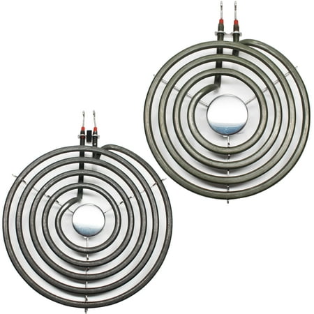 

Replacement Whirlpool 4RF315PXMQ0 8 inch 5 Turns & 6 inch 4 Turns Surface Burner Elements - Compatible Whirlpool 9761345 & 660532 Heating Element for Range Stove & Cooktop