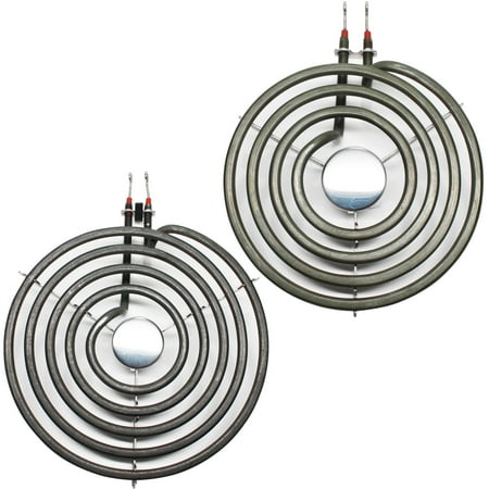 

Replacement Whirlpool WERP3101SB2 8 inch 5 Turns & 6 inch 4 Turns Surface Burner Elements - Compatible Whirlpool 9761345 & 660532 Heating Element for Range Stove & Cooktop