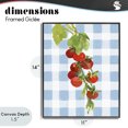 thumbnail image 4 of Stupell Industries Farmhouse Vine Ripe Tomatoes on Plaid Black Framed Giclee Art, 11 x 14, by Lanie Loreth, 4 of 8