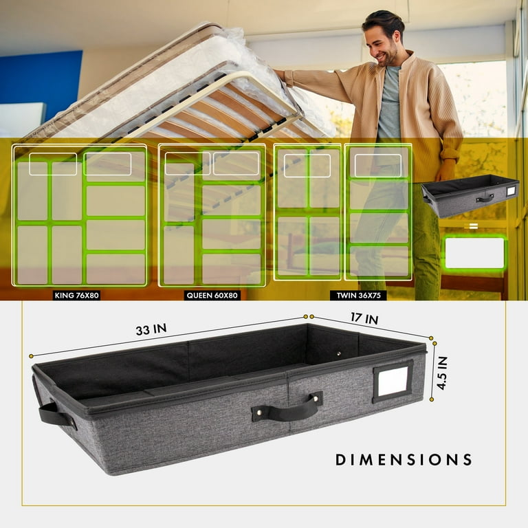 Under bed storage low profile deals