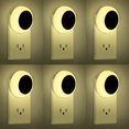 thumbnail image 1 of 6 Pack Blue Night Light, LED Night Lights Plug into Wall with Dusk to Dawn sensors, Plug in Night Lights for Kids Room, Bedroom, Bathroom, Baby Nursery,Stair Lights, Hallway Light, 1 of 6