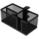 thumbnail image 5 of Ergonomic Desk Organizer with Headphone Hanger and Mesh Cup Holder – Sleek Black Desktop Storage Rack for Office, Home, and Gaming Desks, 5 of 5