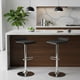 thumbnail image 3 of Set de 2 Sillas de Bar HOMEMAKE FURNITURE Color Negro con Reposapié Altura Ajustable Giratorio Moderno, 3 of 7