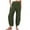 Army Green, variant on UAMVSH Lounge Pants Women Trendy Tulip Hem Summer Beach Vacation Pants with Pockets Loose Smocked Waist Straight Wide Leg Pants