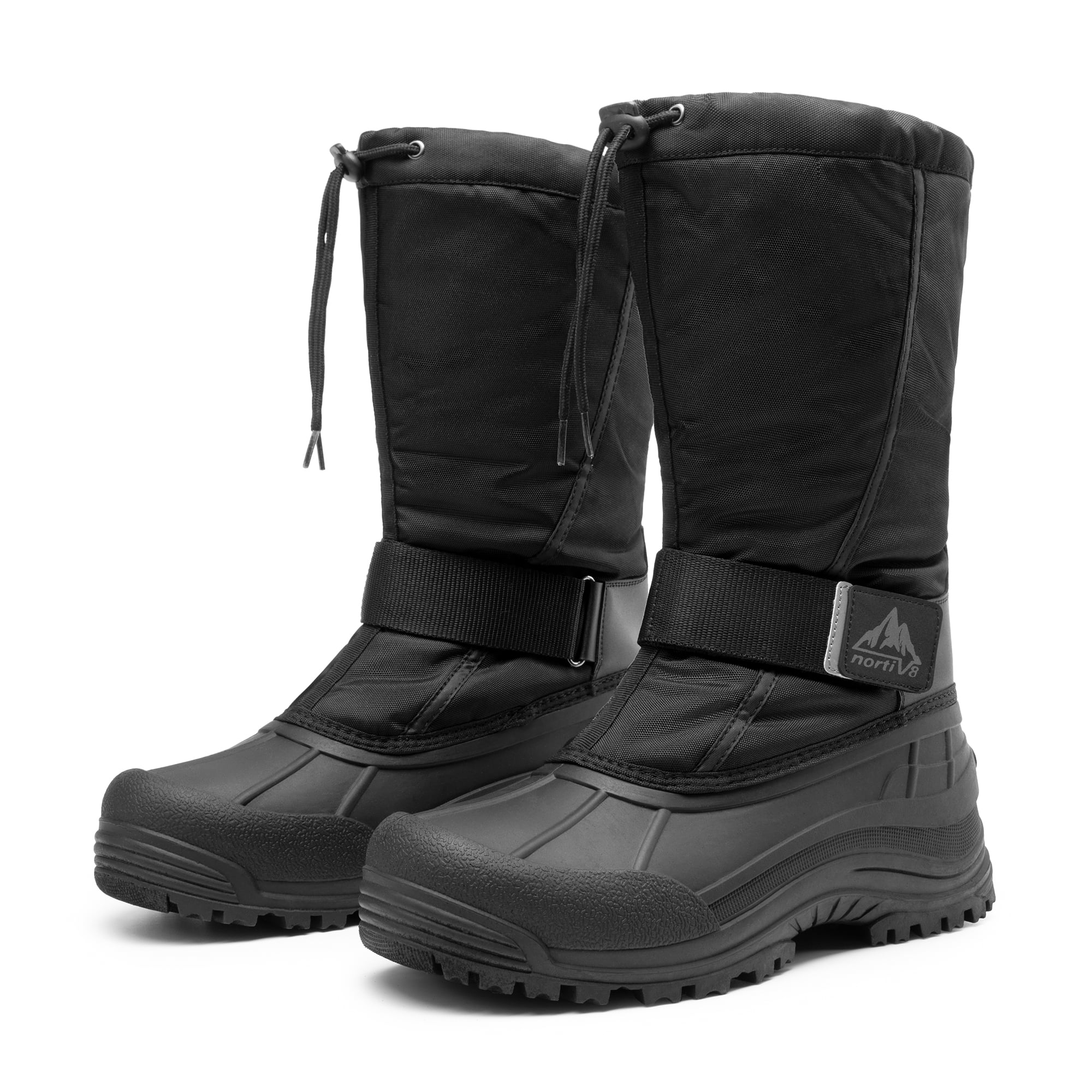 NORTIV8 Mens Snow Boots Insulated Waterproof Winter Boots Outdoor Comfort Warm Shoes