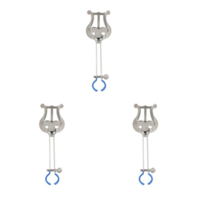 relayinert Durable Clarinet Lyre Sheet Music Clamp Holder Stand Instrument for Trombone Type1 3PCS