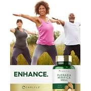 Pueraria Mirifica Extract | 1000mg | 120 Capsules | by Carlyle