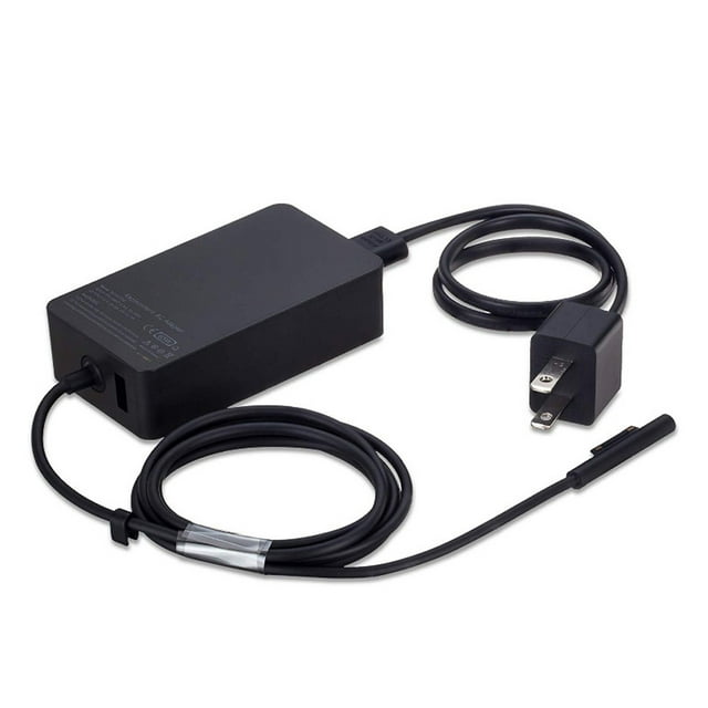 axGear Adaptateur Secteur pour Surface Book Pro Ordinateur Portable Go 66W avec Port de Charge USB Chargeur