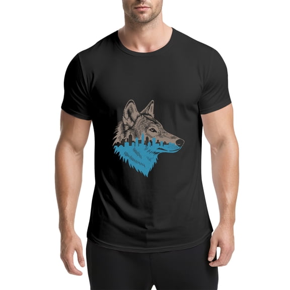 Black T Shirts for Men, Mens Graphic Tees, M5715044,S