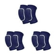thumbnail image 3 of Yuarrent Rodilleras de algodón que absorben el sudor para deportes y voleibol, rodilleras deportivas para niños, disfraz de esponja azul como Type1 NO1, 3 of 6