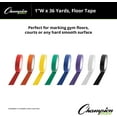 thumbnail image 4 of Champion Sports Floor Marking Vinyl Tape, Yellow, 1" x 36yd, 4 of 4