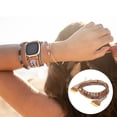 thumbnail image 3 of Natural Stone Watchband Decorative Watchband Beaded Watch Strap Compatible for Fitbit Versa2, 3 of 8