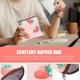 thumbnail image 4 of 3Pcs Cartoon Period Storage Organizer Convenient Sanitary Holder Driver License Pouch, 4 of 4