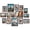 Light Brown, variant on 15 Pack Picture Frames Collage Wall Decor For Mounting Or Tabletop Display  Gallery Frame Set Family Multi Sizes Including 3pcs 8x10 6pcs 5x7 4x6 Light Brown